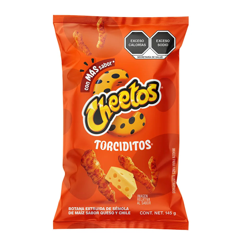 Cheetos Torciditos Sabritas – 145 g (5.1 oz) Pack