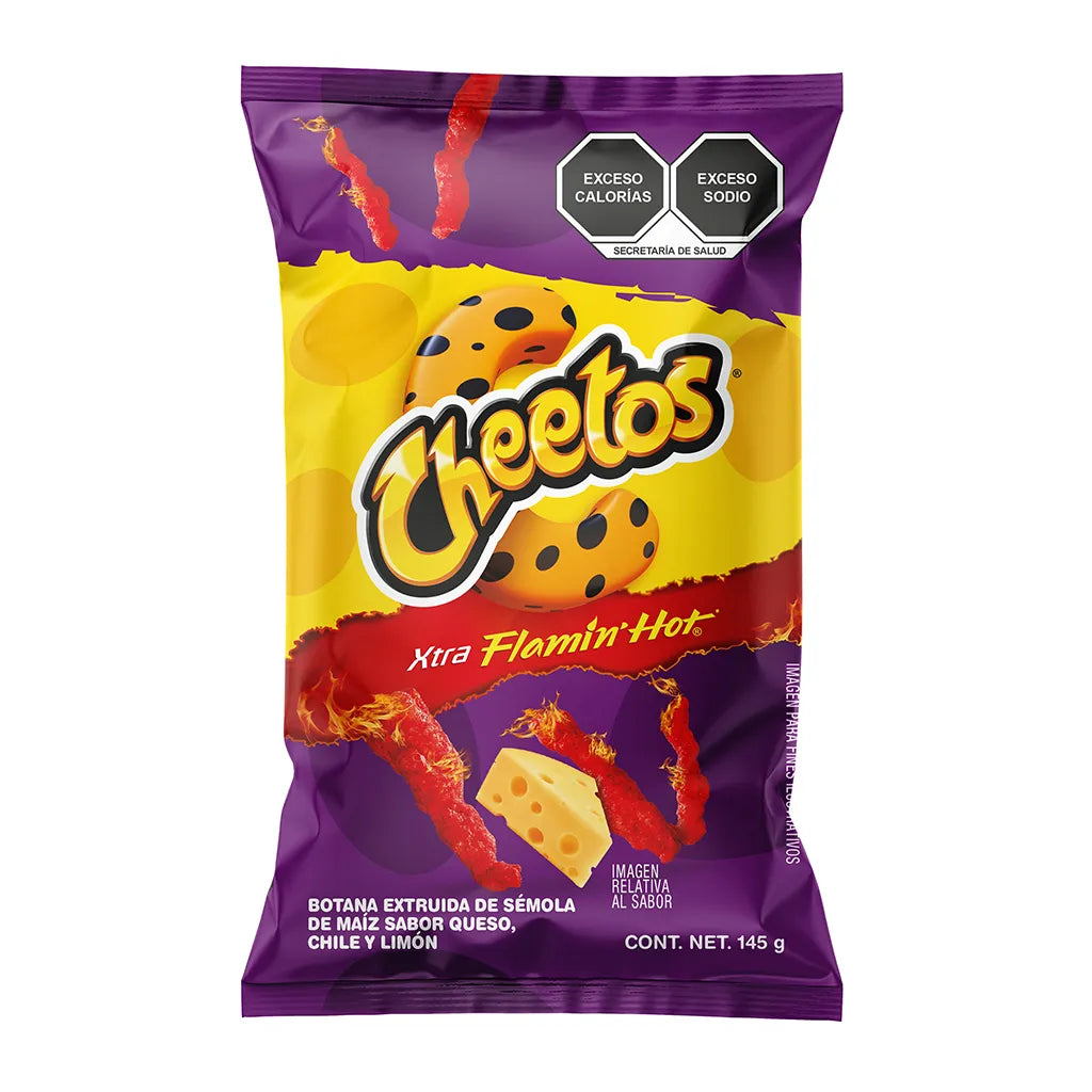 Cheetos Flamin’ Hot Sabritas – 145 g (5.1 oz) Pack