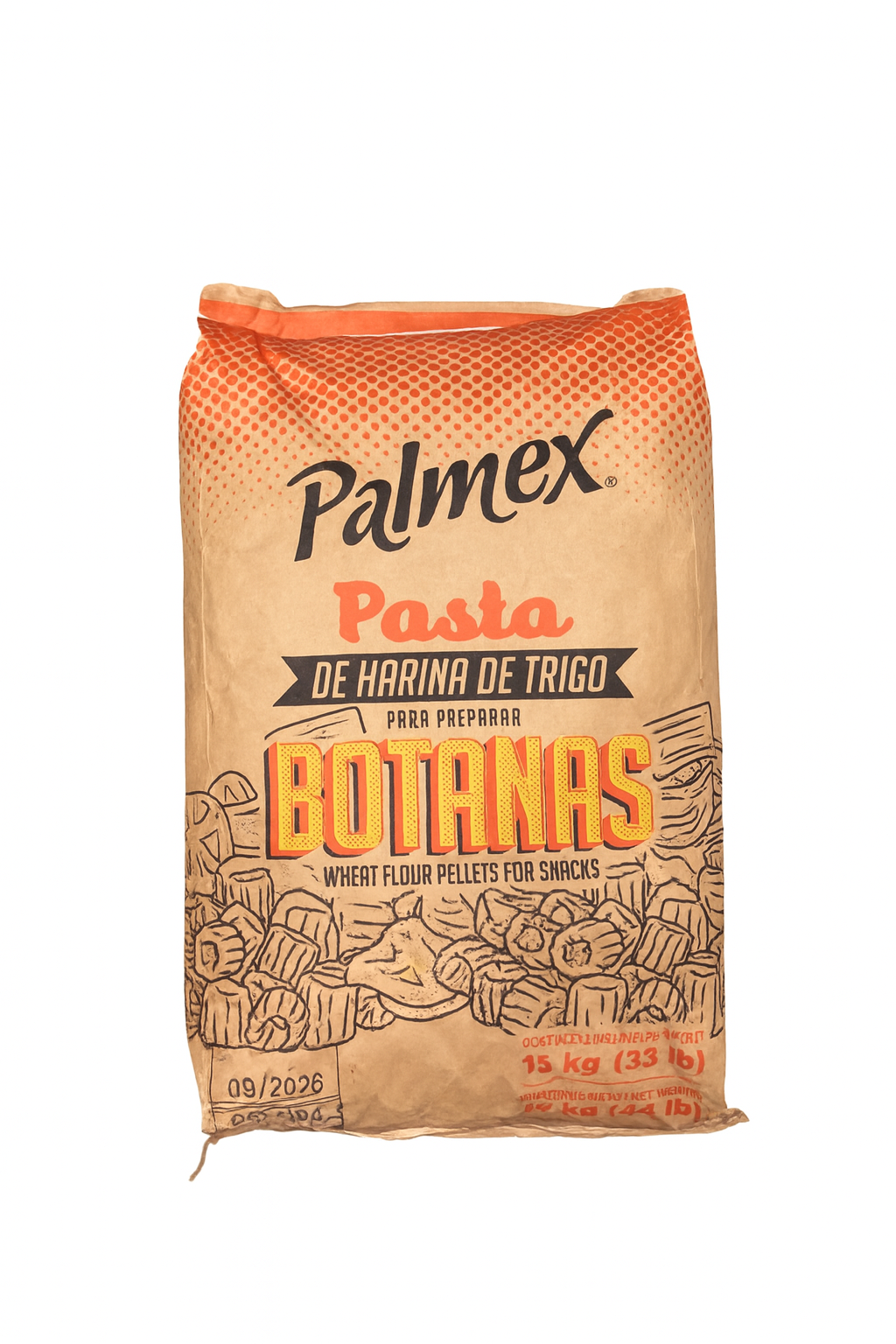 PALMEX Wheat Flour Pellets (Rueda,Tubo,Palillo,Tornillo,4x4)