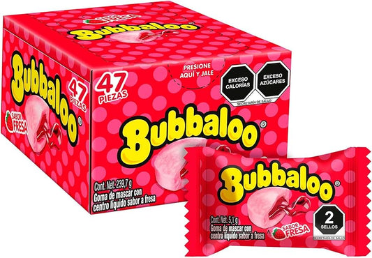 Mexican Bubbaloo Bubble Gum - 47 Pieces - SAN JOSE PRODUCE & IMPORTS LLC