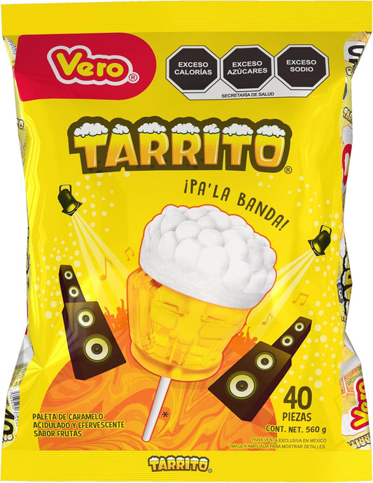 Mexican Tarrito Lollipop - 40 Pieces - SAN JOSE PRODUCE & IMPORTS LLC