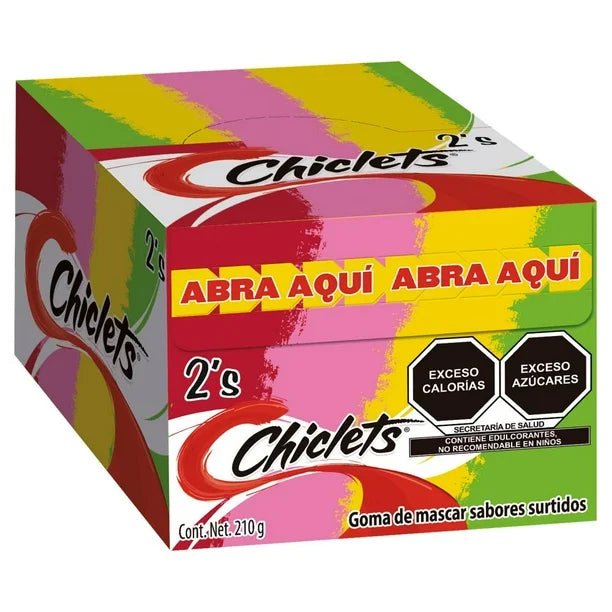 Mexican Chiclets Chewing Gum – 2 Pack - SAN JOSE PRODUCE & IMPORTS LLC