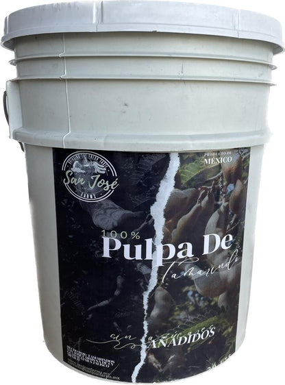 Mexican Tamarind Pulp Bulk Bucket - SAN JOSE PRODUCE & IMPORTS LLC