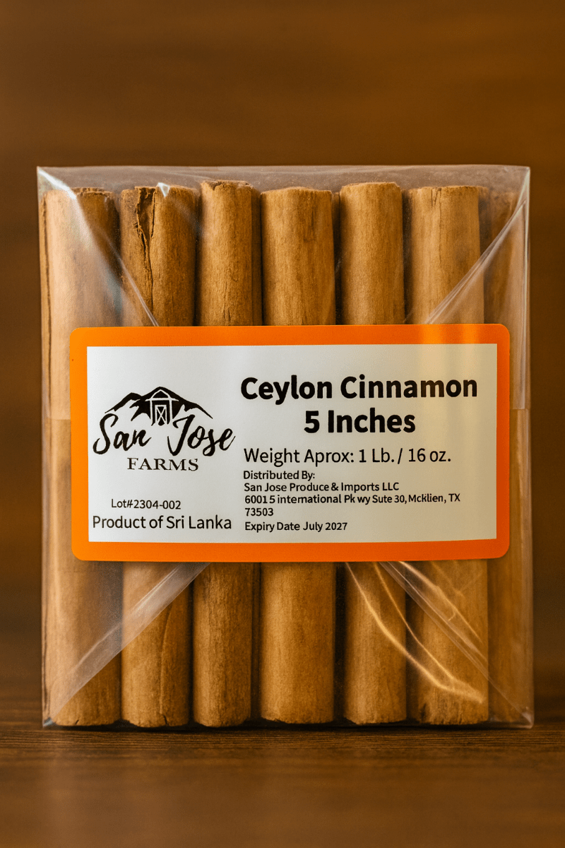 Ceylon Cinnamon Bulk Box - SAN JOSE PRODUCE & IMPORTS LLC